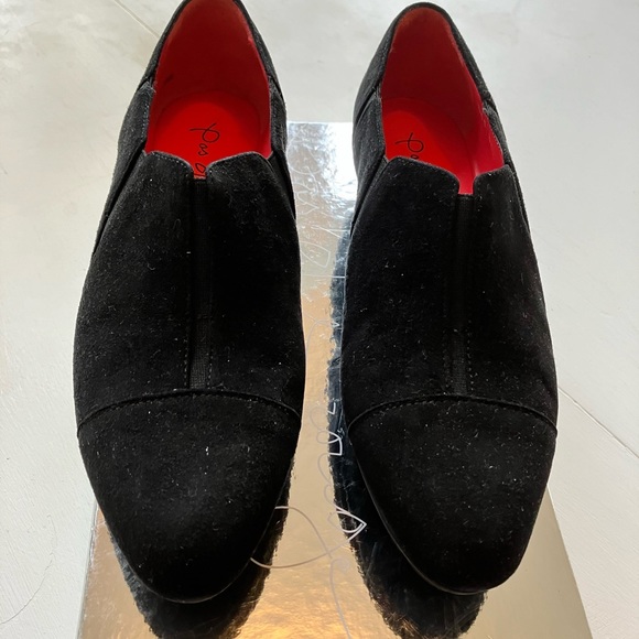 Pas de Rouge, Black suede Sz.35.5 - Picture 2 of 4